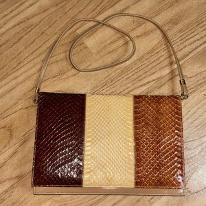 Brown/ Beige Texture CORET bag